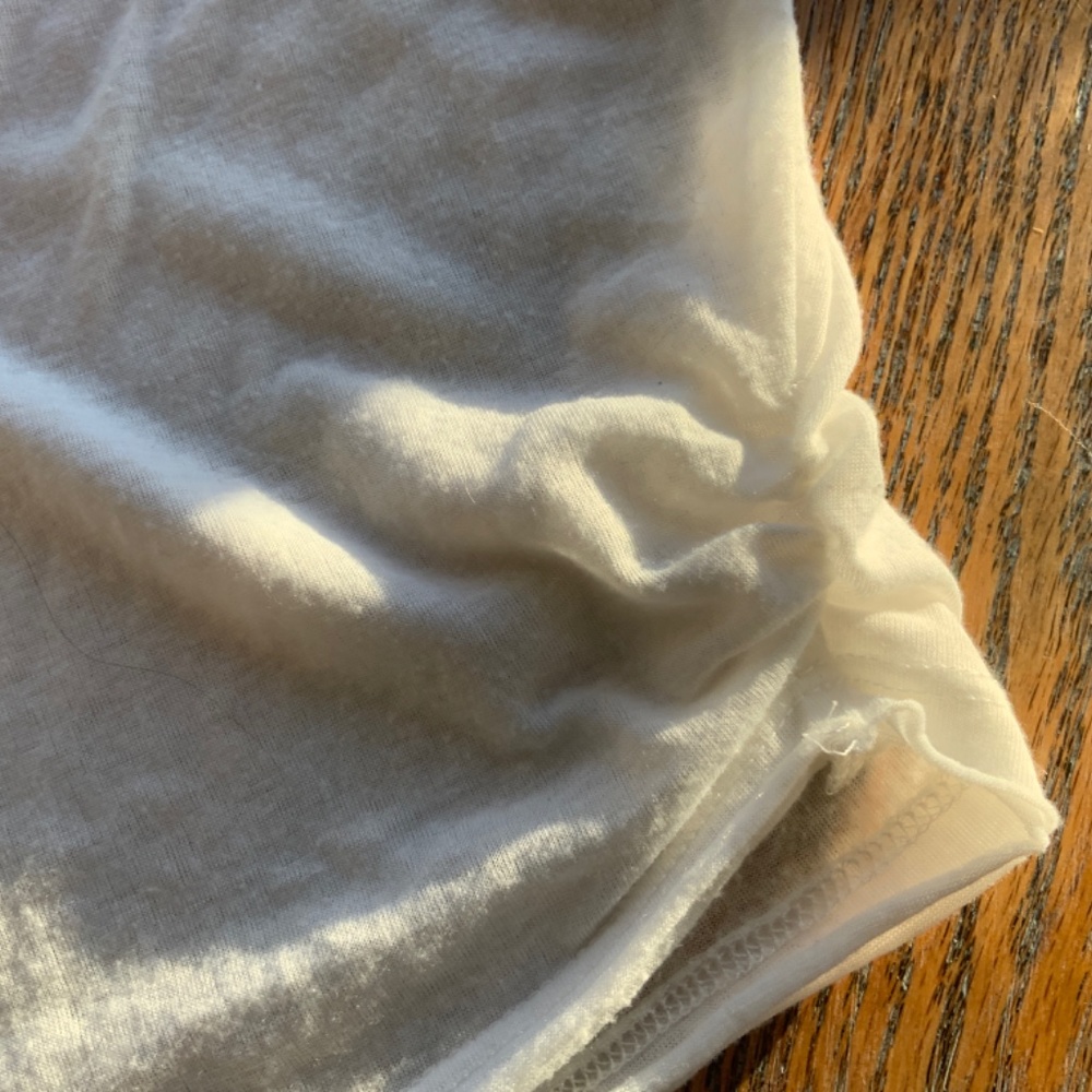 Hours White Asymmetrical Light T/Drawstring Neckl… - image 6